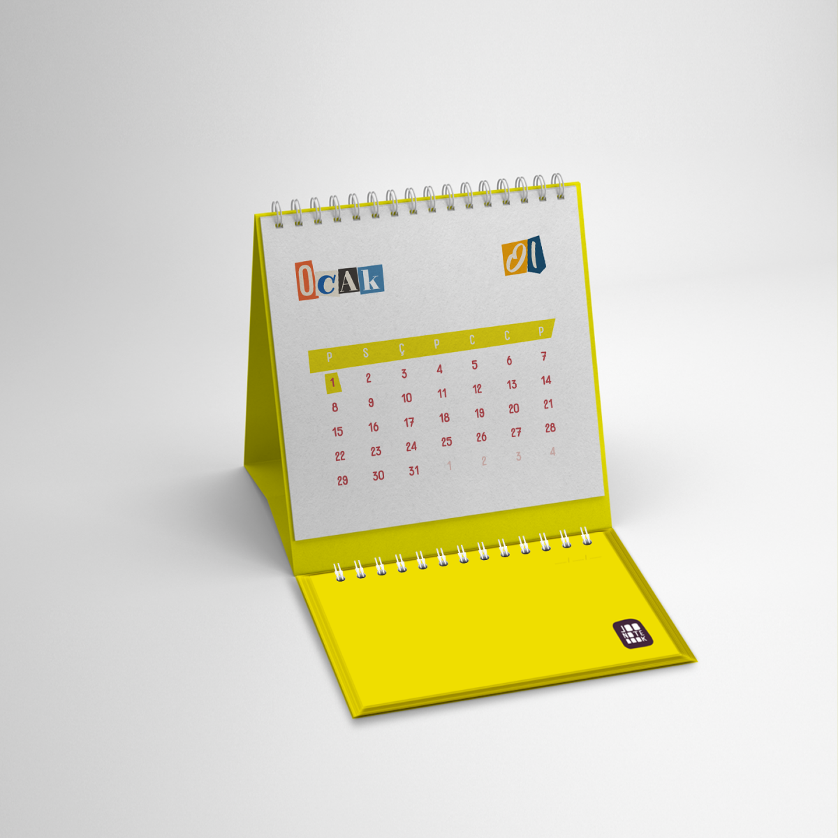 Joo 2024 Not Kağıtlı Masa Takvimi Joo 2024 Not Kağıtlı Masa Takvimi