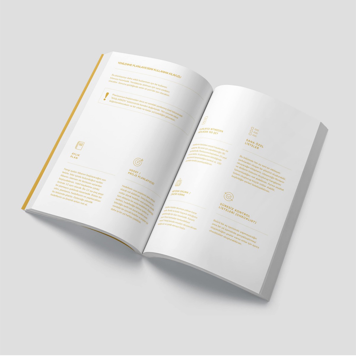 Sarı Renew Planner
