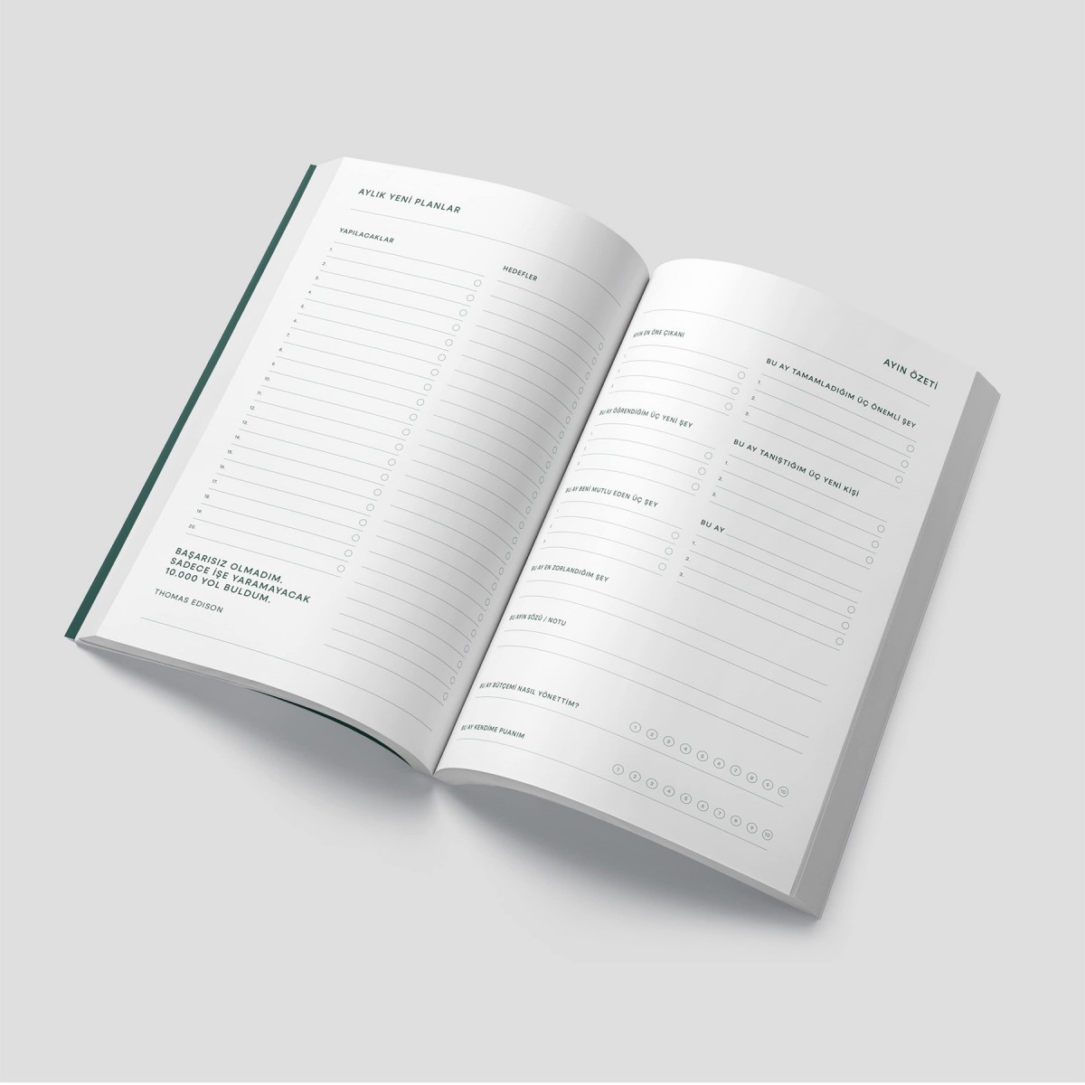 Yeşil Renew Planner