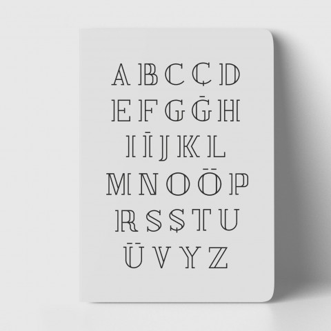 Joo Studio Alfabe Tipografi Defter