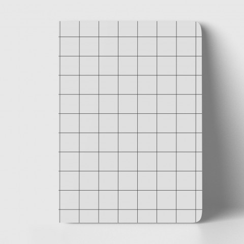 Joo Studio Kare Desenli Beyaz Defter
