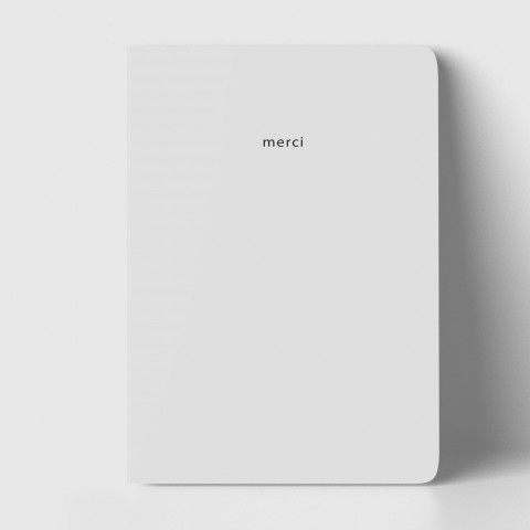 Joo Studio Merci Beyaz Defter Joo Studio Merci Beyaz Defter